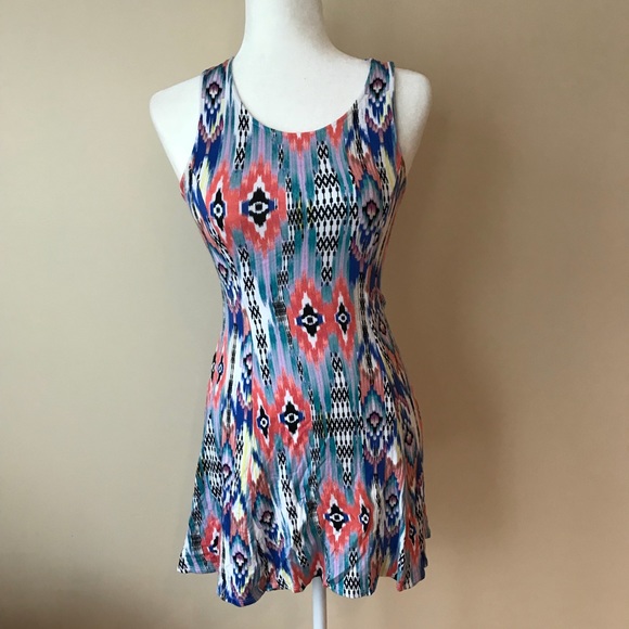 Tribal jersey skater dress - Picture 1 of 7
